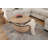 Round Seagrass Drum Coffee Table Ottoman With Storage