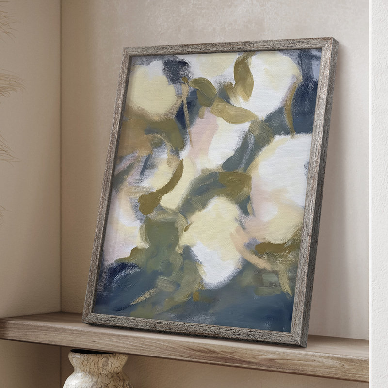 Reproduction encadrée FLORAL Series DCLX - bois massif, H 15 po x l 12 po