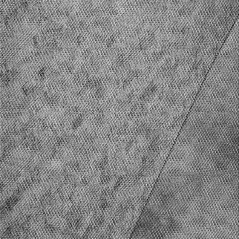 Tapis gris tissé à la machine, Carré 6 pi