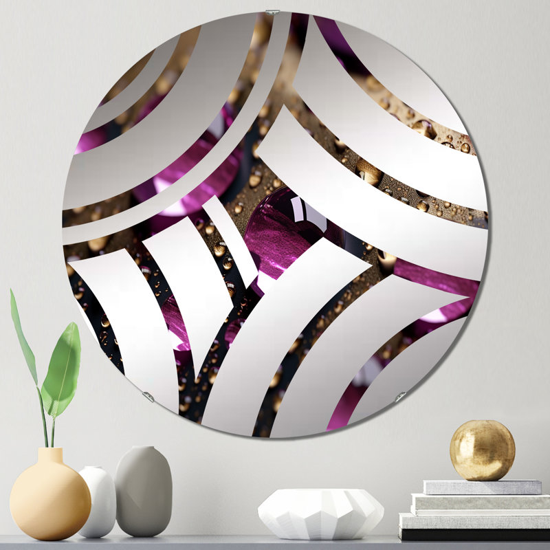 Miroir décoratif Ascena, 23,6 po x 23,6 po