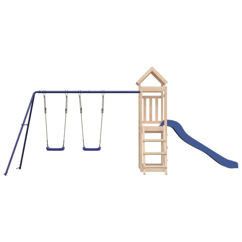 Gamez Freeport Park Swing Set with, Brown