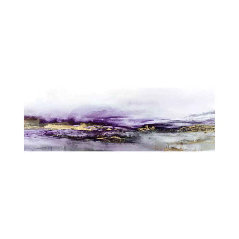 Elusive Dreams Violet Version by Isabelle Z - Wrapped Canvas Panoramic Painting, 182.88 cm H x 60.96 cm W