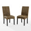 Chaise d'appoint Dunblane Seagrass en brun foncé