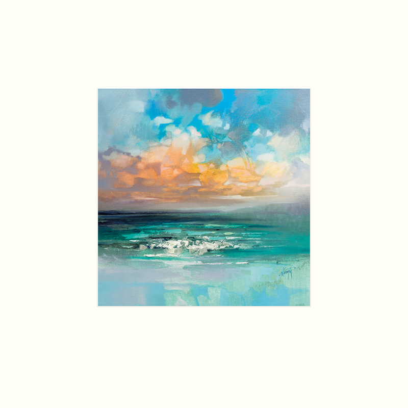 Hebridean Waters by Scott Naismith - No Frame Painting, 30cm H x 30cm W