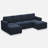 Rafael 4-Seater Modular Sofa Couch Upholstered Storage Sectional Sofa-340759063