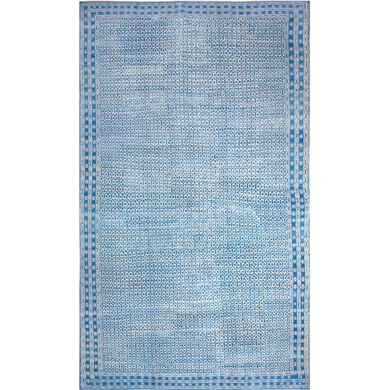 Antique Large Agra - Cotton Indian Knotted Rug