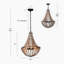Lustre empire l 15,5 po Auxence