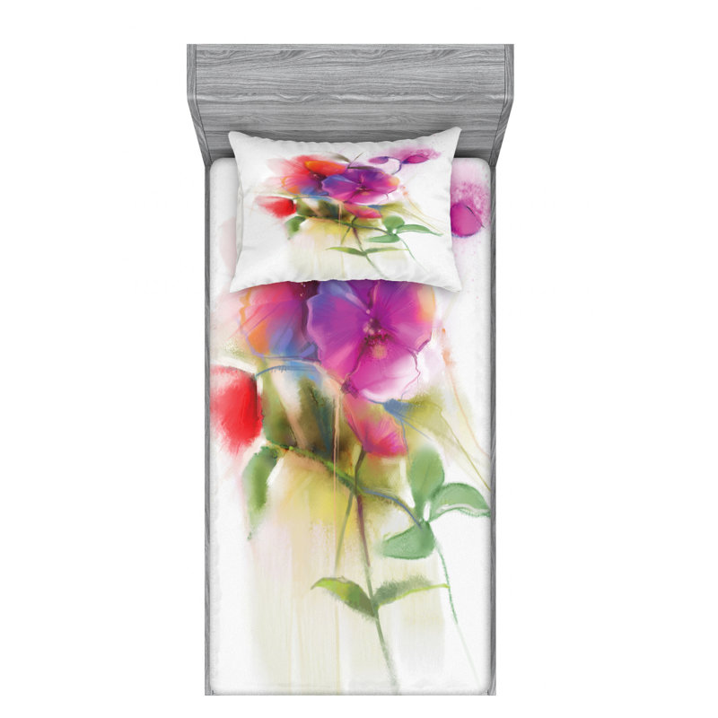 Microfiber Sheet Set, Twin XL Sheet Set with Fitted Sheet