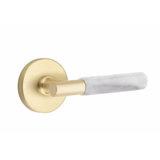 Select Round Privacy (Bed & Bath) Door Lever with Round Rosette