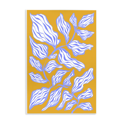 «Leaves on Orange» par Martina Pavlova