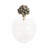Mercer41 Stella Stone And Glass Jar, Clear/Frost-1223561658