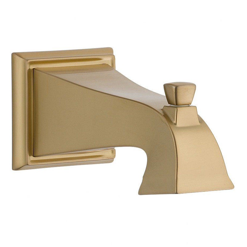 Garniture de douchette de baignoire murale avec inverseur Dryden, Bronze-Champagne lustré
