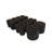 80 Pack Brown Round Self-Stick Felt Pack Assorted Size