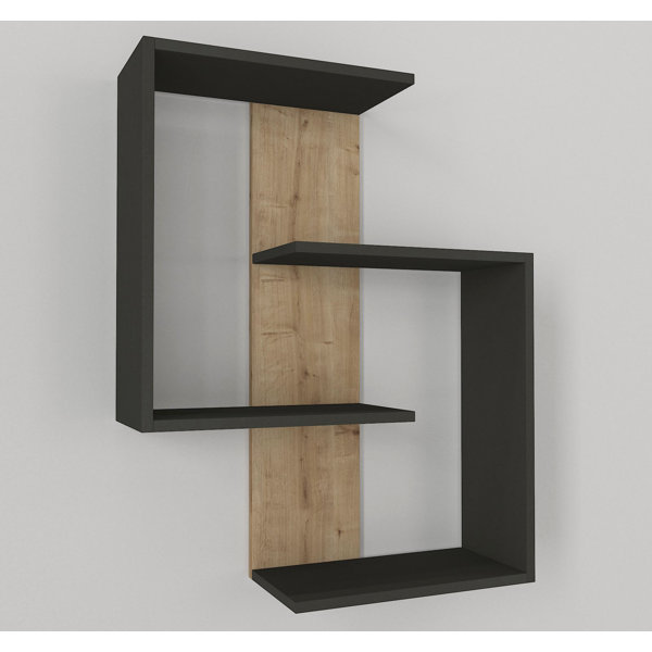 Ebern Designs Armor Wall Shelf Anthracite - Sapphire & Reviews ...