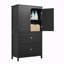Armoire avec deux portes et tiroirs-2068633780