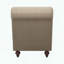 Chaise longue capitonnée à boutons avec traversin-1010380751
