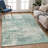Machine Washable Indoor/Outdoor Wagenen ACN2366 Abstract Rug-1975582276
