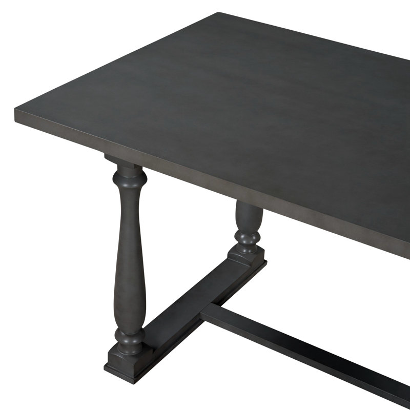 Ensemble de chaises de salle à manger Canora, gris, Gris/beige, Gris/beige
