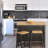 3 Pcs Dining Table Set, Rustic Retro Breakfast Table Dining Stools, Kitchen Table Set-1787308328-1787308330