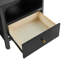 Table de chevet 1 tiroir Wallis en noir-131479175