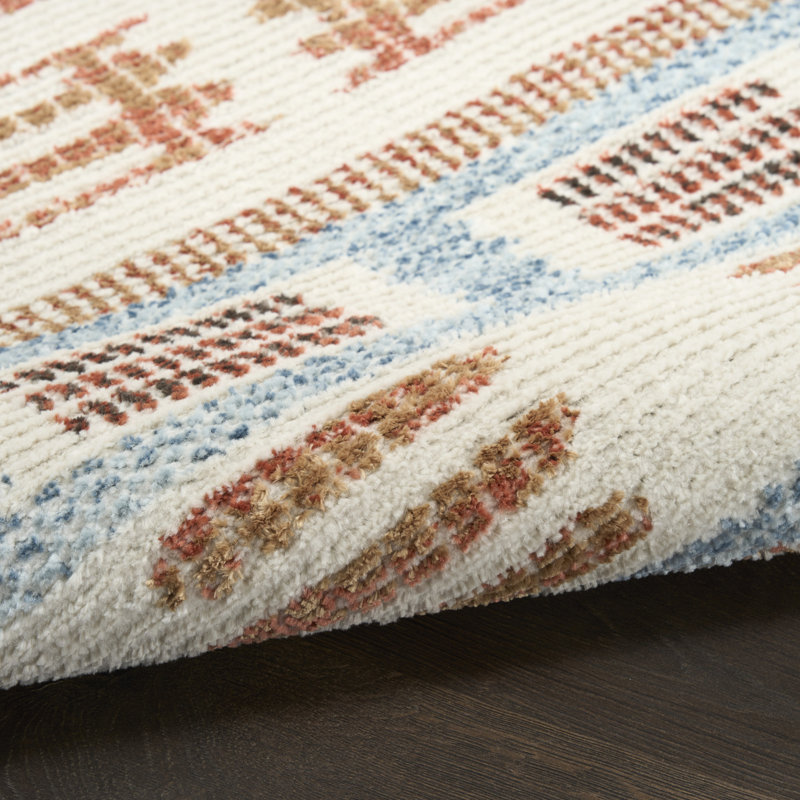 Marilo Power Loom Polyester Area Rug, Runner 2'2" x 7'6