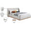 Lit en tissu Earley Boucle-88523747