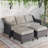 Aleira 77'' Wide Wicker Outdoor Patio Sofa-117663902