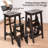 Counter Stool with Solid Wood Frame-1810697155