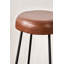 Cosimo Upholstered and Genuine Leather Bar Stool-110955937