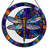 12"H Dragonfly Stained Stained Glass Window Panel-18253295