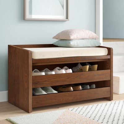 Josette Linen Upholstered Storage Bench