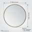 Miroir mural rond 30 po Leslie-975354093