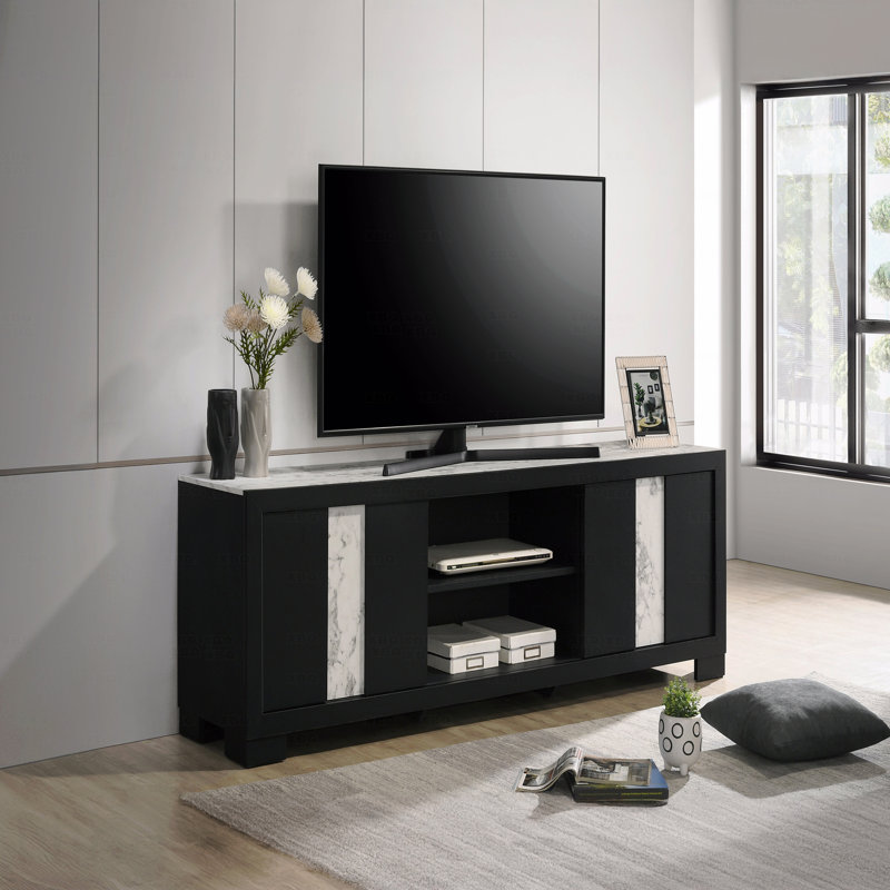 Meuble de salon 1Pc, Noir / blanc