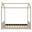 Lit en bois Velvet House, beige-1371357696