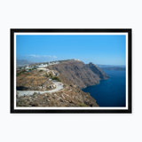 Trail To Oia I Print by Tim Klein