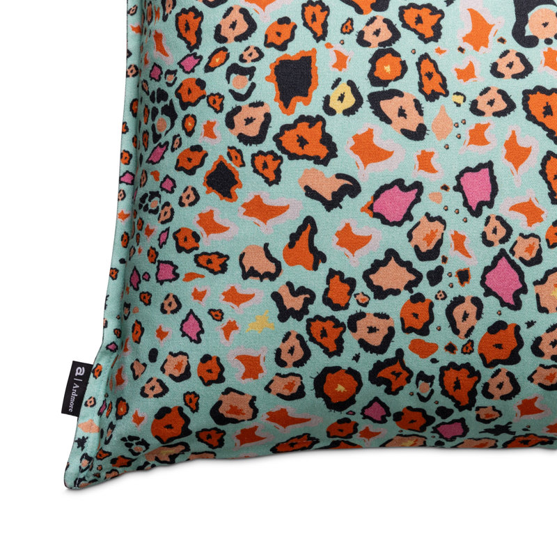 Leopard Lights - Linen, Kingfisher