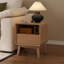 42cm W Solid Wood Bedside Table-652782563