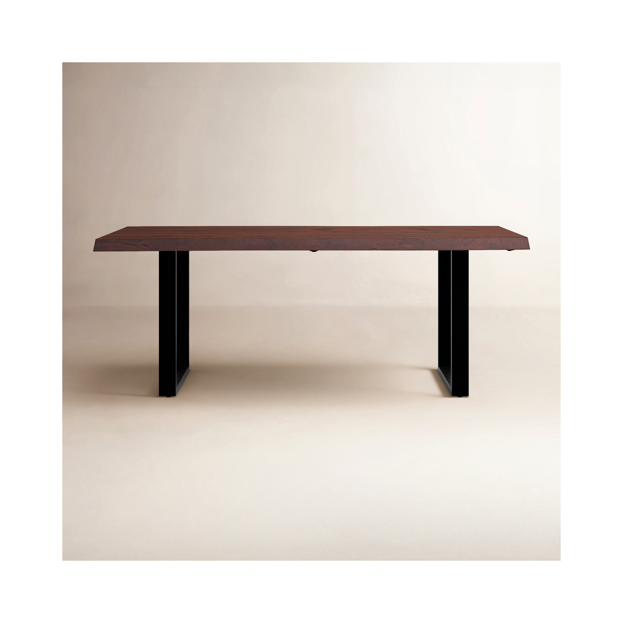 Colin Dining Table, Americano, Black, 29.75"H x 116"L x 40"W