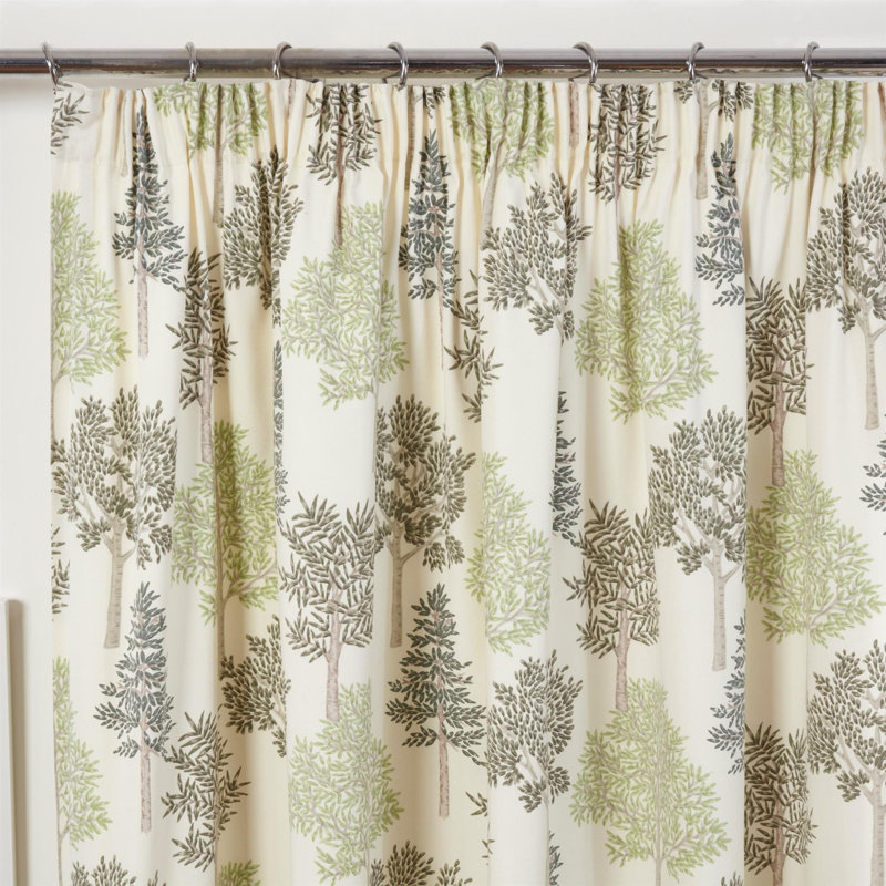Mayetta Room Darkening Curtains Pair, 229 W x 137 D cm, Green