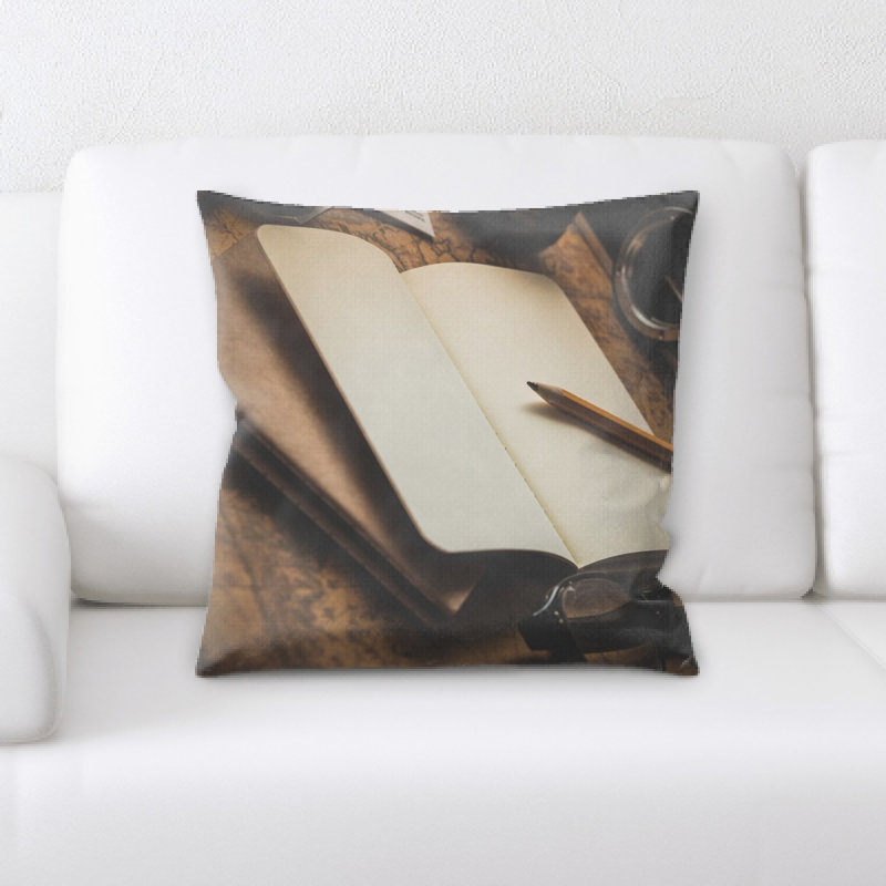 Microsuede Reversible Throw Pillow