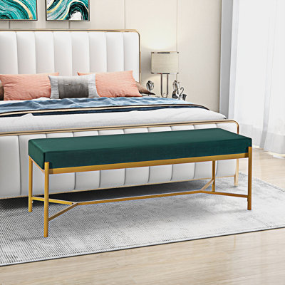 Banc de rangement pour chaussures en métal Swanscombe