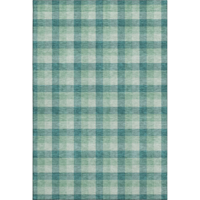 Premium Machine Washable Crumley AMF1053 Plaid Rug
