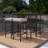 5-Piece Outdoor Dining Set With Cushions