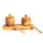 Rainforest Bowls Teak Condiment Server