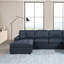 Ensemble de canapé modulaire de style contemporain Chaise sans accoudoirs RAF et LAF Dorris-883707551