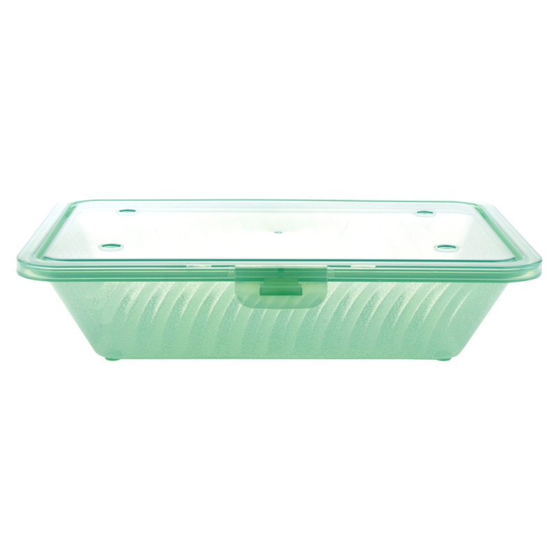 Contenant alimentaire à emporter GET EC-18-JA, 9 po x 6,5 po, jade (ensemble de 12)