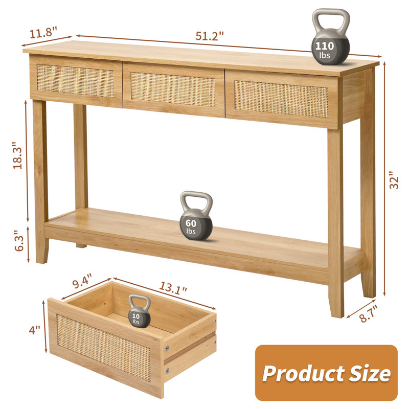 Console 51,2 po Boho