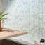 Splash 1X1 Polished Glass Mosaic Tile-1308785801
