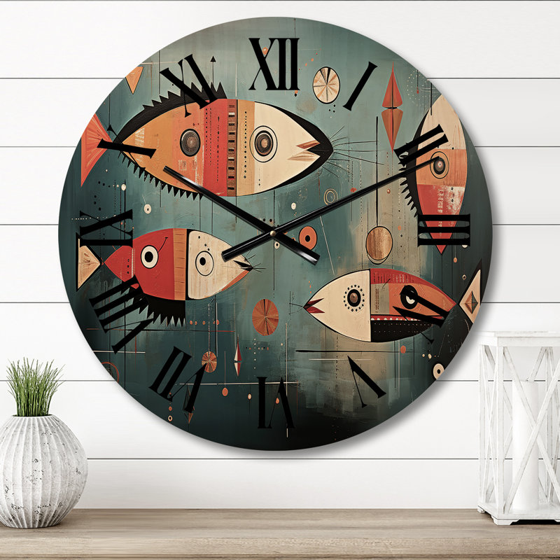 Peterjames Solid Wood Wall Clock, Medium