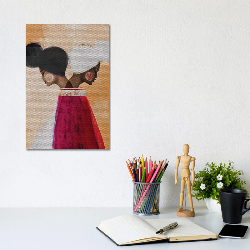 Easy Ease (Neutral) 1 Piece Wrapped Canvas Painting, 20.32 cm H x 30.48 cm W